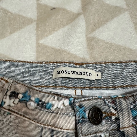 Innovare most wanted Carbrey Print Bleached Jeans NWOT - Picture 6 of 7